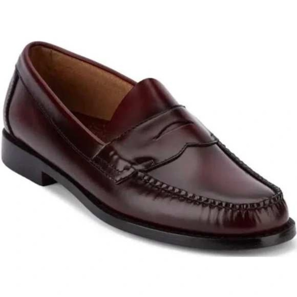 G.H.BASS‎ & Co. Weejuns® Moc-Toe Slip-On Loafers Wine Red Men's Size 12D